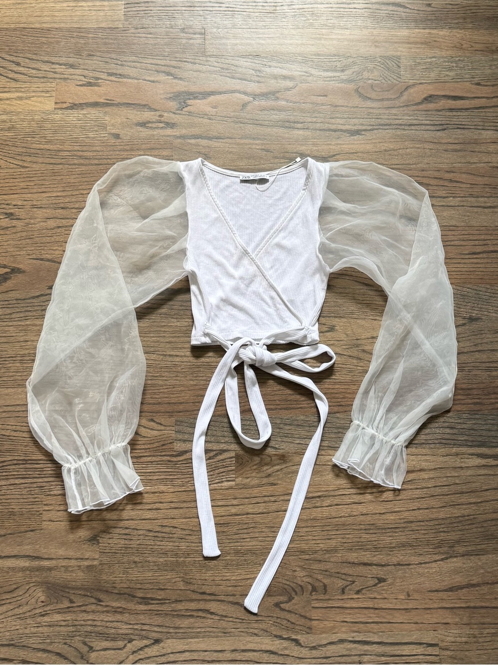 Zara Tie Front Top!
